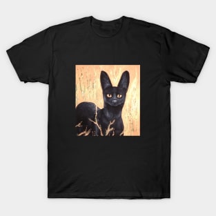 Black Serval T-Shirt